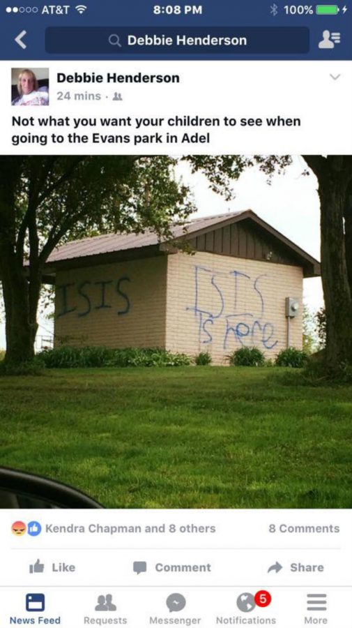 Park graffiti shows Religious ignorance