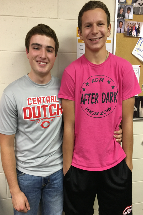 Football Players of the Week for Glenwood: Jacob West and Cole McMahon