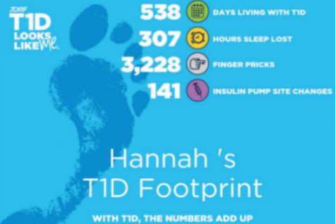 Hannah Borst's T1D Footprint