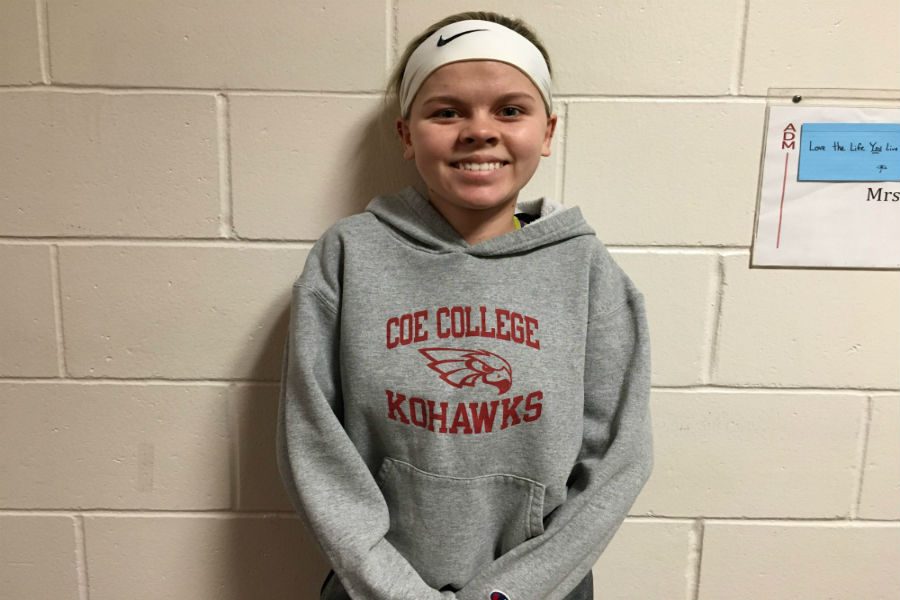 January Basketball Cheerleading Student of the Month: Kennedy Ihrig