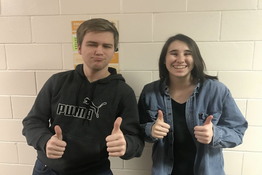 Both Ben and Chloe are anxiously awaiting March 3. AcDec is doing so well this year, and on that Friday, state competition begins. Testing to the max, the team is getting prepared every chance they can get. Good luck to them!