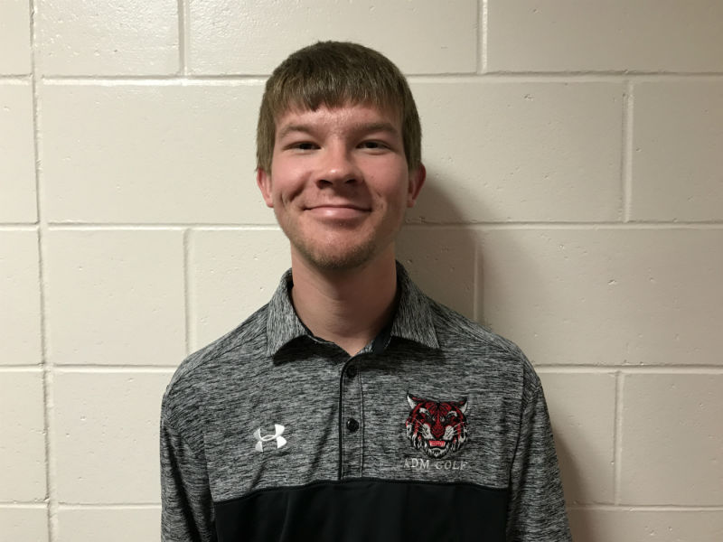 Jacob Schumacher is a senior at ADM and has golfed all four years of his high school career. He not only is a good golfer, but represents ADM well with his character on and off the course. He is a leader on the team and is hoping to make it to state this year.
