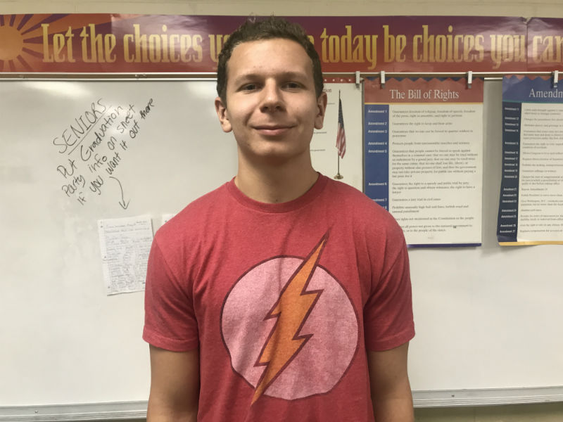 Jacob West is going into his fourth year in high school track. He focuses on high jump in track meets. As a senior, West has decided to continue his career in college as a  football player at South Dakota School of Mines.