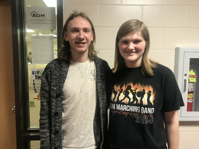Matthew and Abby work hard in the theater and are playing important roles in the upcoming play. This weekend, the spring play will star two one-act plays. Come out and watch them preform Friday night, Saturday night, and Sunday afternoon!