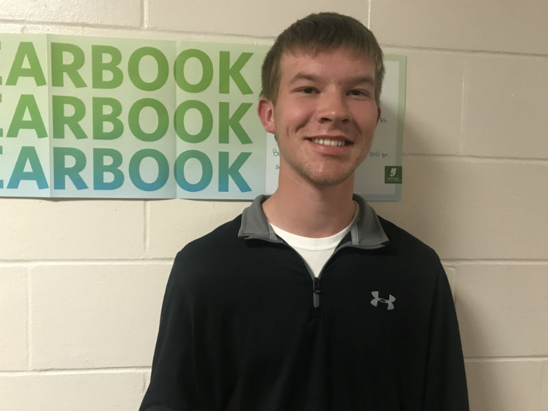 Jacob Schumacher is a dedicated golf player and is very involved in many activities and his school work. With the end of the year approaching, he is looking forward to moving to Iowa State University to continue his education.