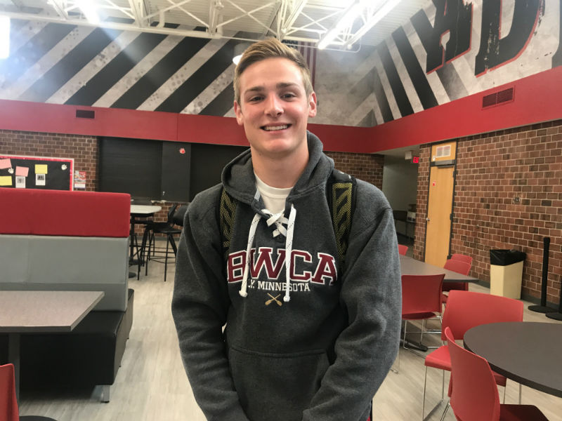 David Howard is a star on the track and is going to State track at the blue oval for two different events. As a senior, David is on his last trip to the blue oval as a high school athlete. 