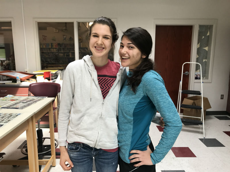 AP Art is strenuous and requires a lot of skill, and these girls have it! Both Tanya McKinney and Cassidy Hammerberg are involved in AP Art this year where they have to create over 20 works to submit by the end of the year. 