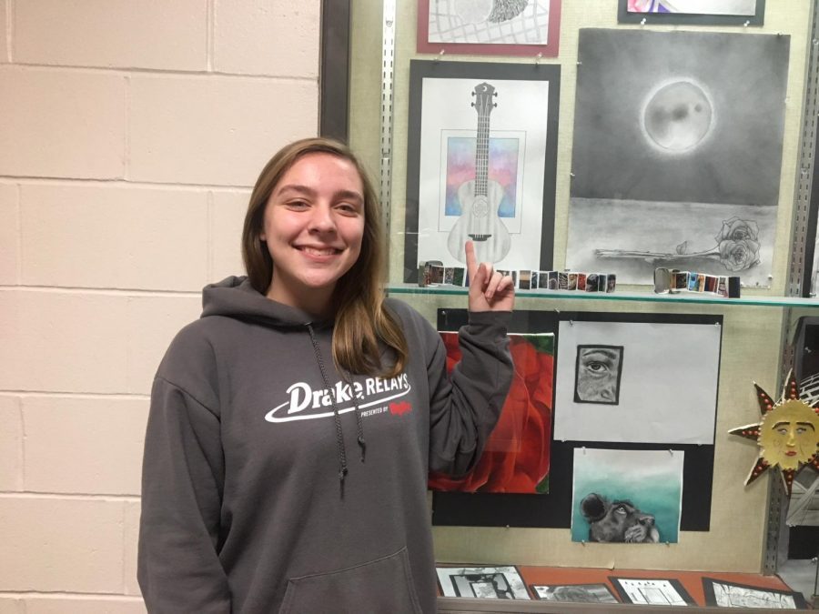 December Fine Arts Student of the Month: Grace Hatchitt