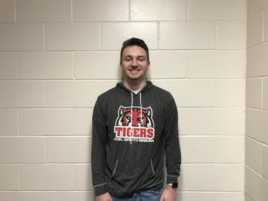 Koby Hardcastle is recognized as December Boys Basketball of the Month.
