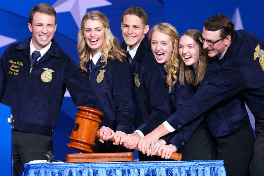 The+2019-2020+National+FFA+Officer+Team%2C+a+prime+example+of+leadership+at+work+in+the+FFA
