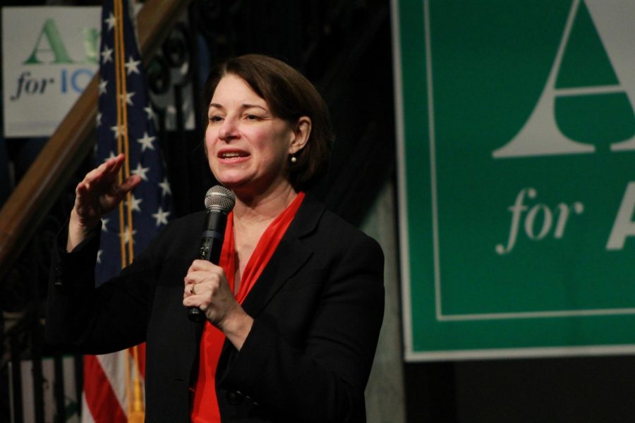 “This president is treating people out there like poker chips in one of his bankrupt casinos the way he is adding to our debt. Amy Klobuchar said about President Donald Trump.