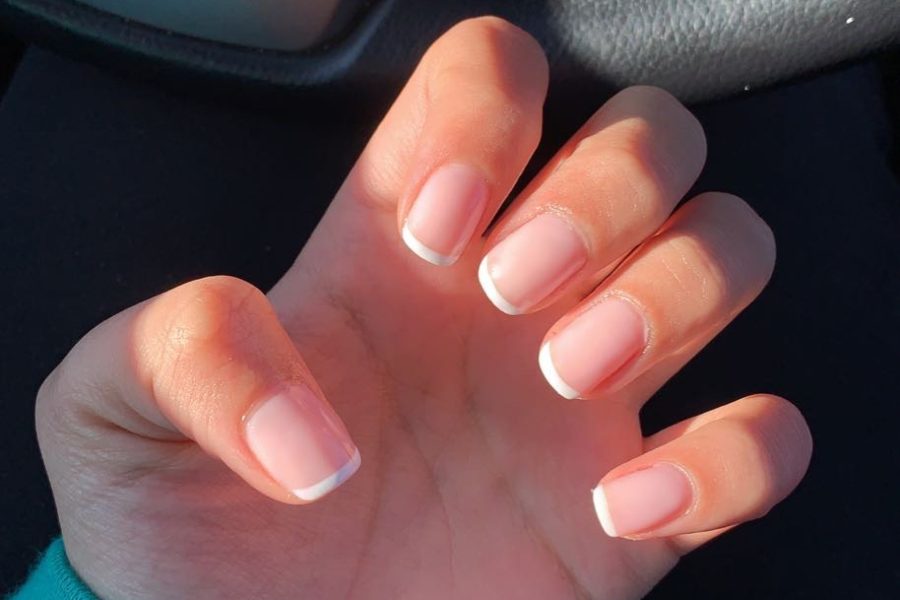 List item number eight, natural nails. Gel polish done at Lenas in Waukee.
