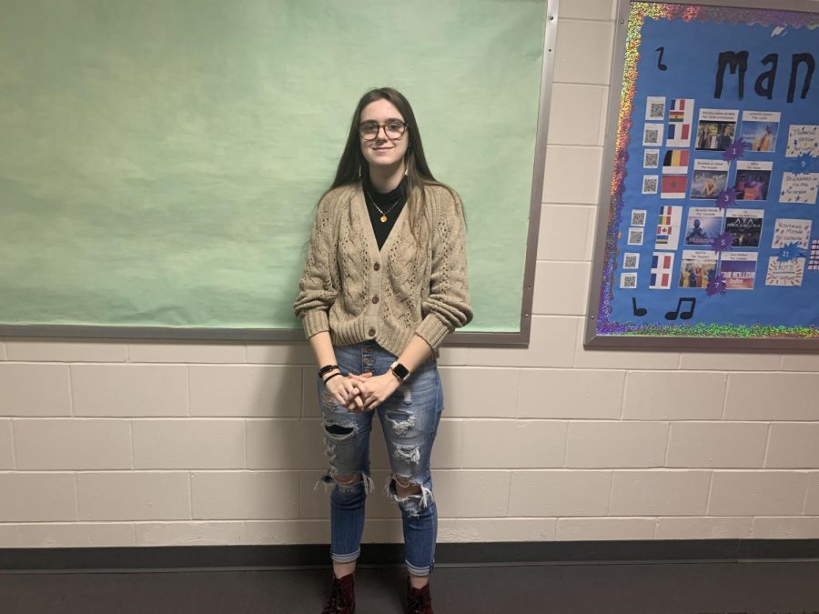 April Fine Arts Student of the Month: Sylvia Jerden