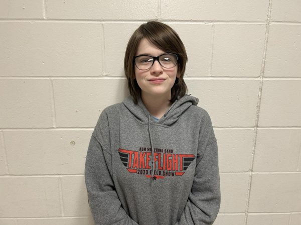 March Fine Arts Student of the Month Ash Gabler feels appreciated for all of their hard work. Its really nice because I put a lot of hours into what I do, Gabler said. 