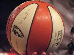 The official WBNA basketball has a orange and white pattern unlike any other league.
