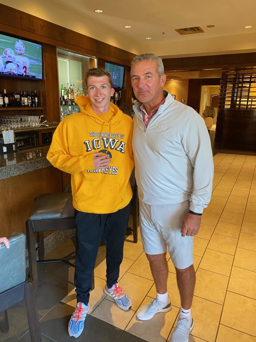 In October 2022, I had the opportunity of meeting Urban Meyer in Iowa City. I hope that I get talk to more famous people like him especially if I go into a field of sports writing.