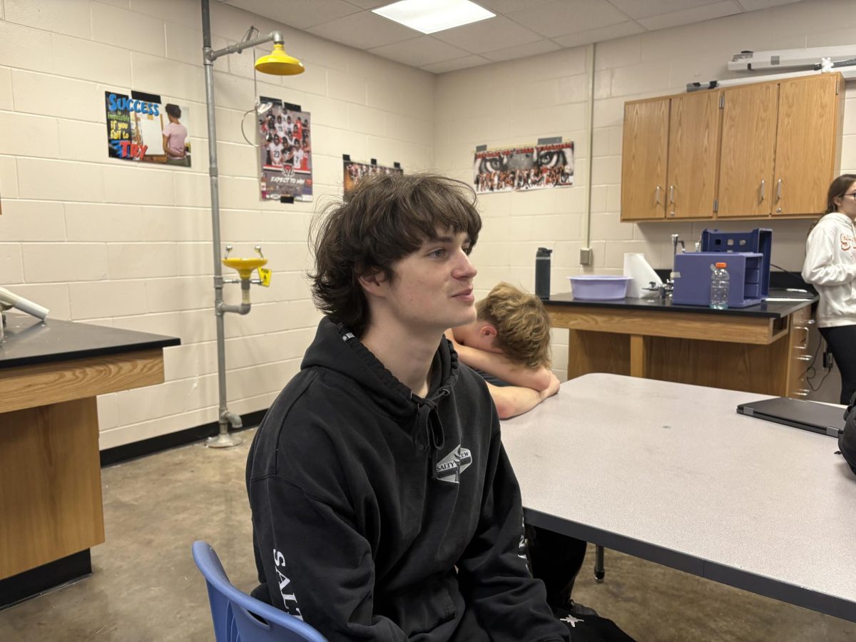 Cooper Fuller, a Junior and the son of Todd and Renee Fuller, has been chosen as Student Citizen of the month for May. Fuller has been given a coin by Blue Kindness and the Adel Police department, representing aspects of citizenship, such as respect, responsibility, dependability, caring, honesty, and character. He represents these traits because he is always is a good mood; even when he isn't necessarily having a good time, he always sets a good mood for the people that he's around. When asked if he had advise for displaying good citizenship, Fuller said, "It's all about how you go at it, it's all about your aspects; kindness is my number one, and empathy." He goes on to say that it's important to show people that you care. Acknowledging them in the hallway or making eye contact when someone is talking goes a long way. To Fuller, being Student Citizen means a lot, as he doesn't participate in many activities, and it's nice to be recognized for something that he cares about. 