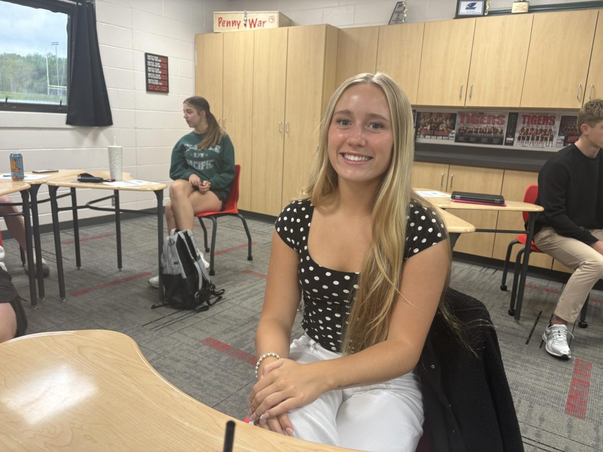 For May, the Girls Soccer Athlete of the Month is Haley James. She is a senior, and the daughter of Nick and Jessie James. She's been playing soccer since age 5, or about as long as she can remember. James loves soccer because she's played it for a long time. It started as a bonding opportunity with her dad, and after playing for a travel team in Waukee, she's made numerous friends through soccer. To James, it is really special to be named Athlete of the Month; after missing out last season because of a hip injury, getting the award shows her spot on the team, and ability to help them out. James was honored as athlete of the month because of her leadership on the team. 
She is one of three captains, and uses this role to help other girls. In honor of her accomplishments, Cullen Howe Real Estate-RE/MAX Precision has donated $100 to the ADM Scholarship foundation.